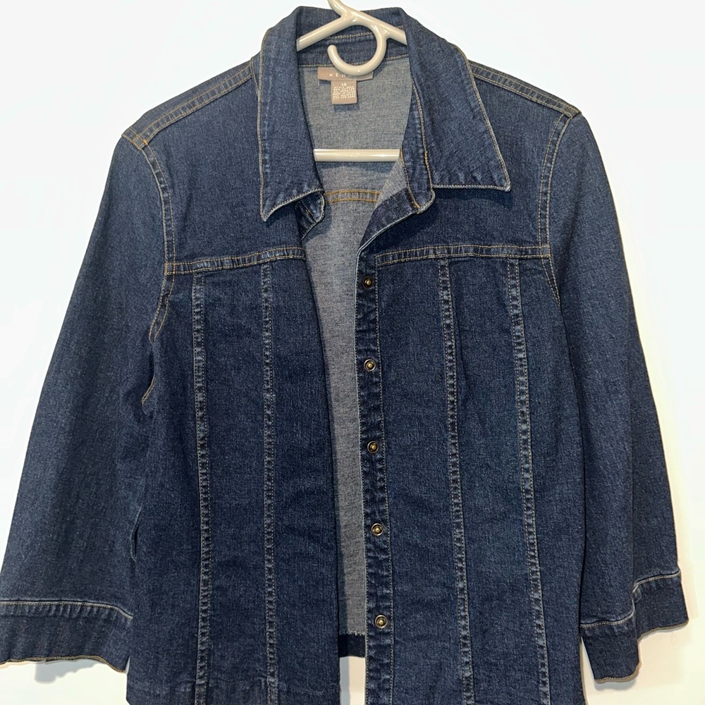 Kenar Blue Jean Jacket Classic Trucker Style
